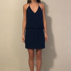 Naked Zebra Navy mini dress